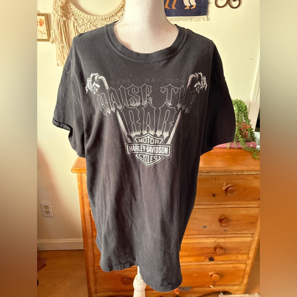Vintage Harley-Davidson Black Graphic T-Shirt